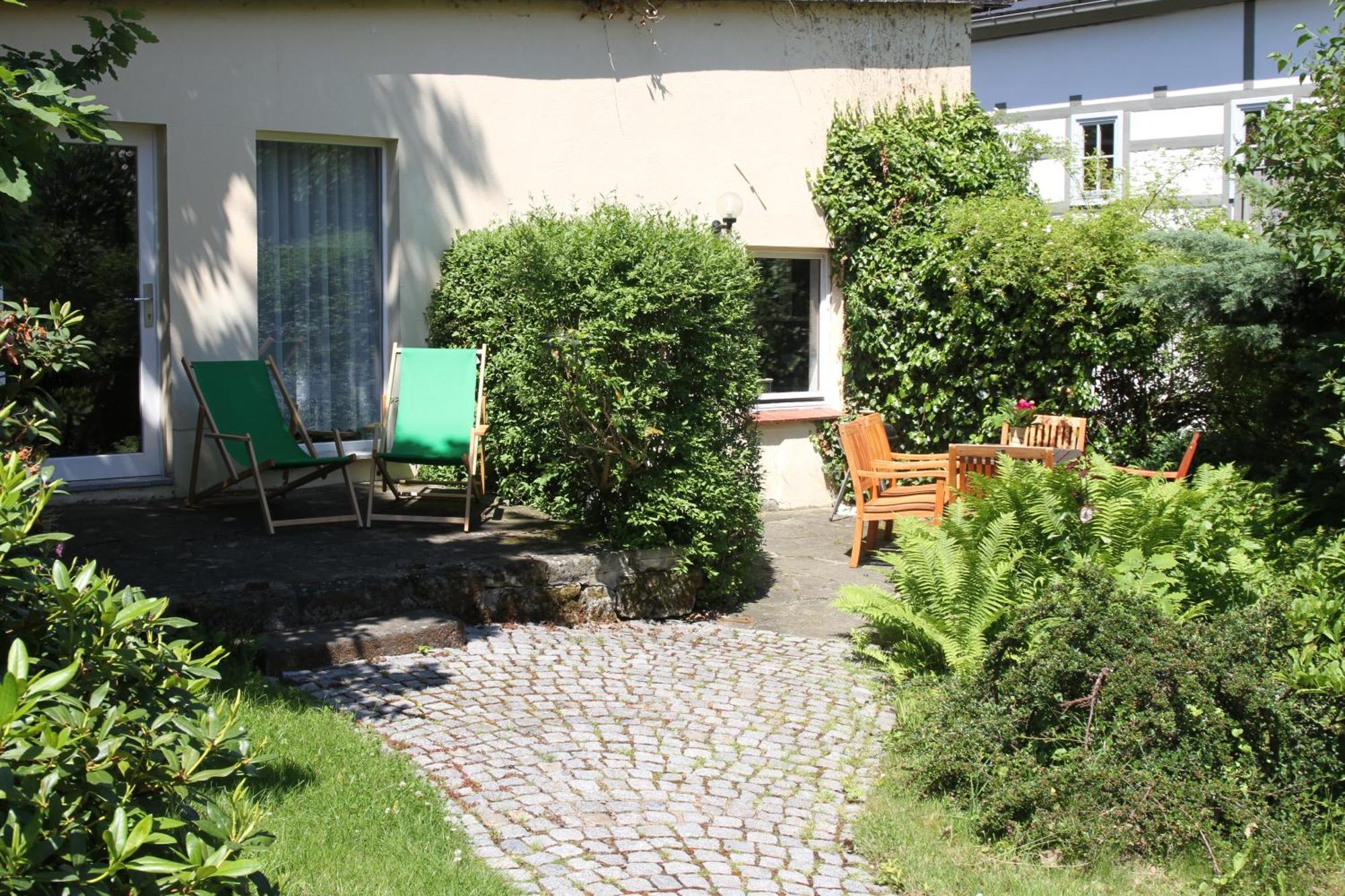 Ferienhaus "Am Papststein" Papstdorf Buitenkant foto